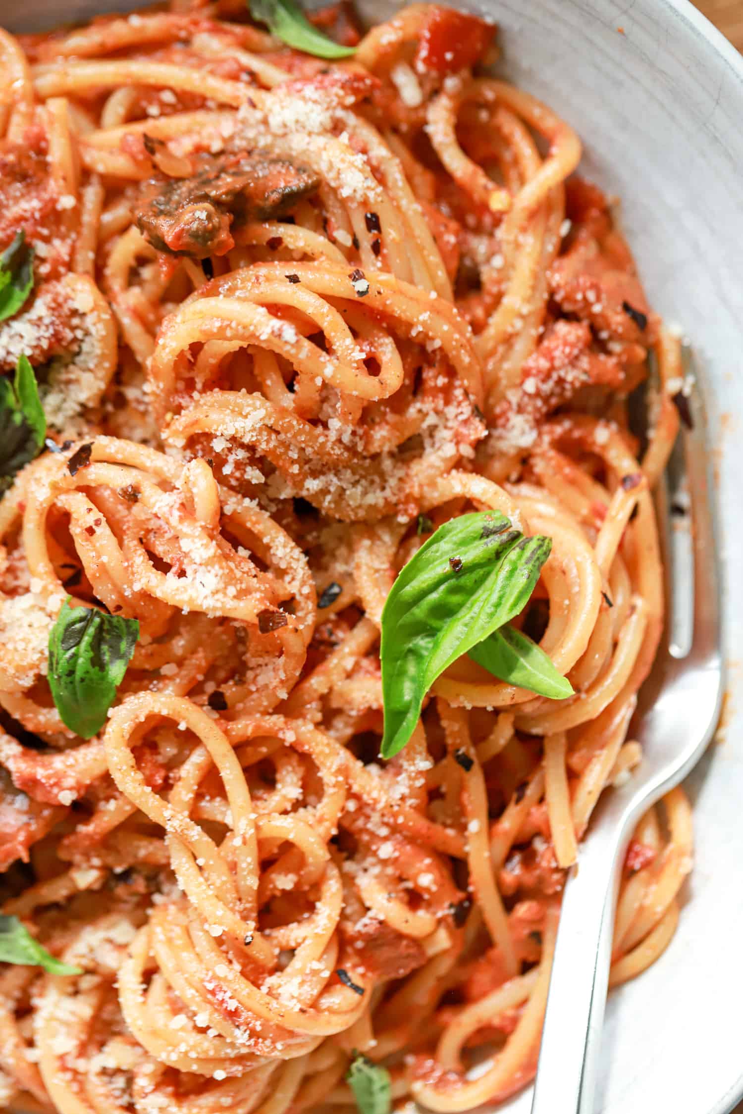 Creamy Bacon and Mushroom Pasta - My Therapist Cooks