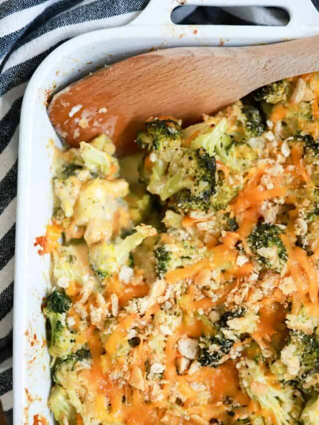 Broccoli Casserole with Ritz Crackers Recipe