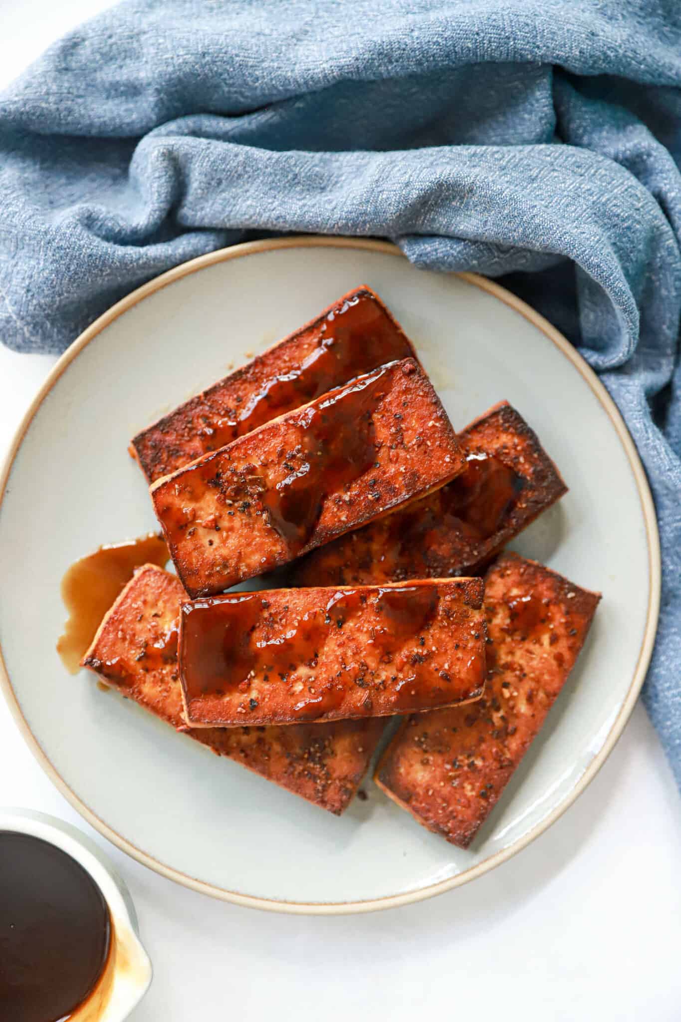 Marinated Tofu Steak - My Therapist Cooks