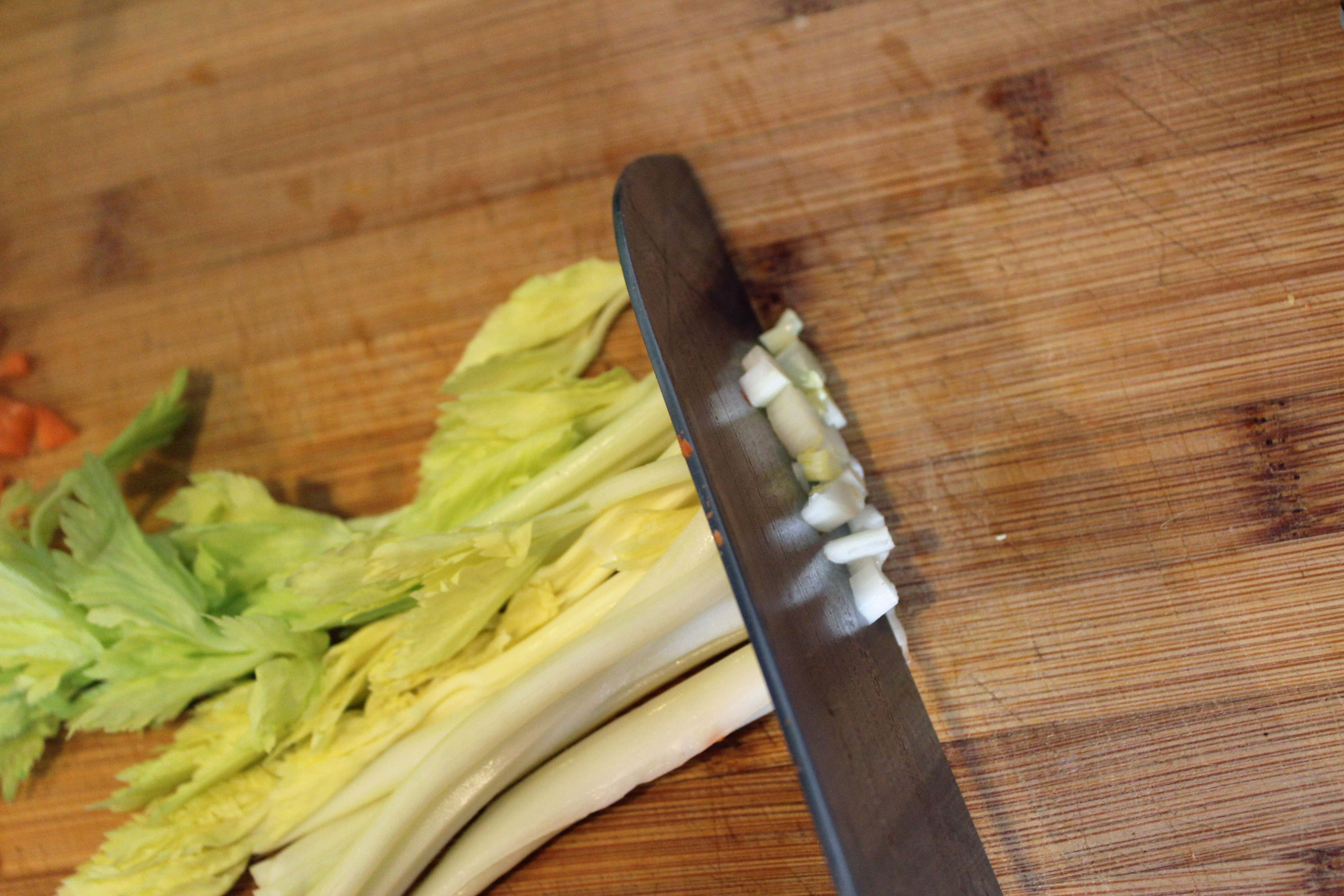 Celery chopped into bits