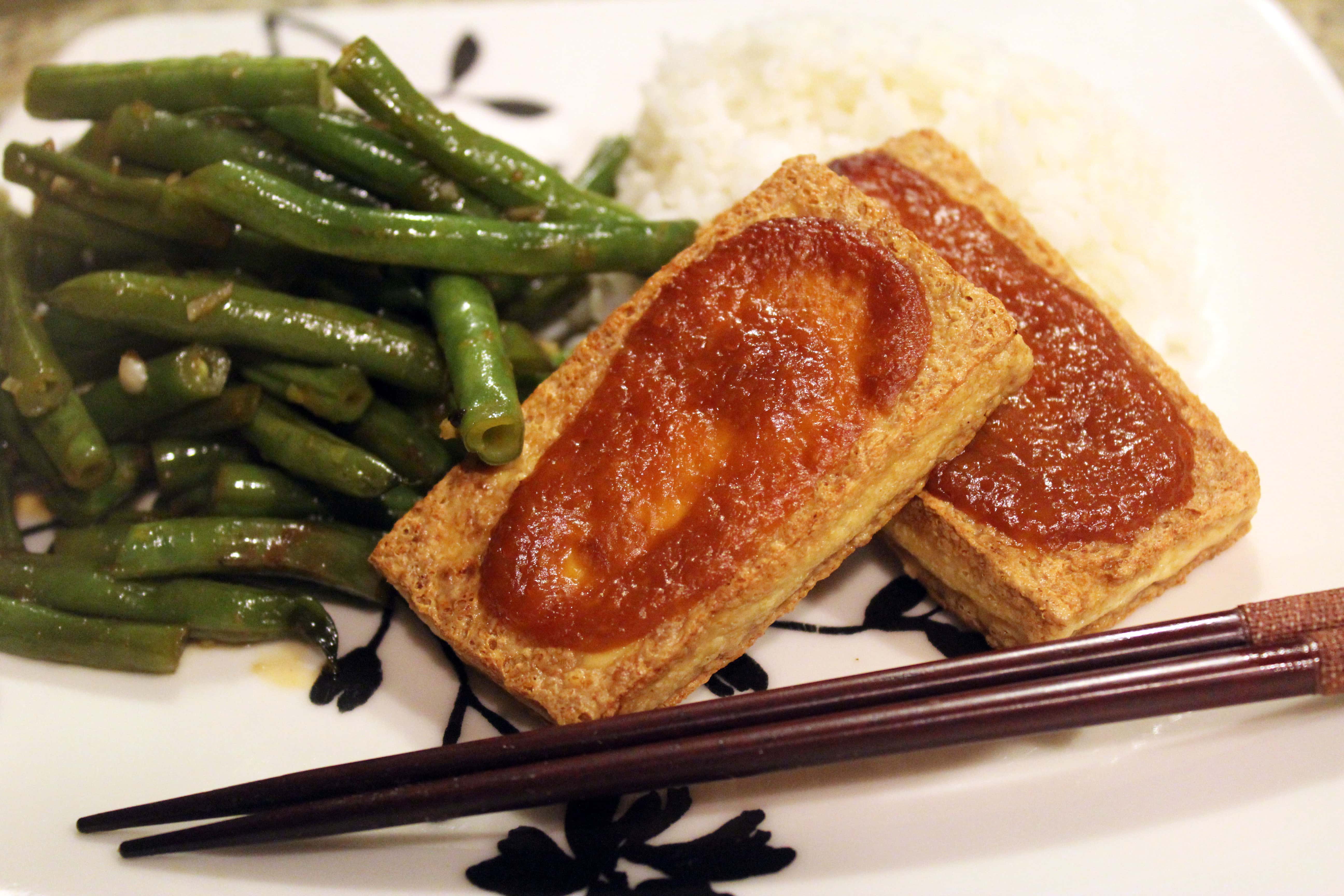 Tofu with Green Beans