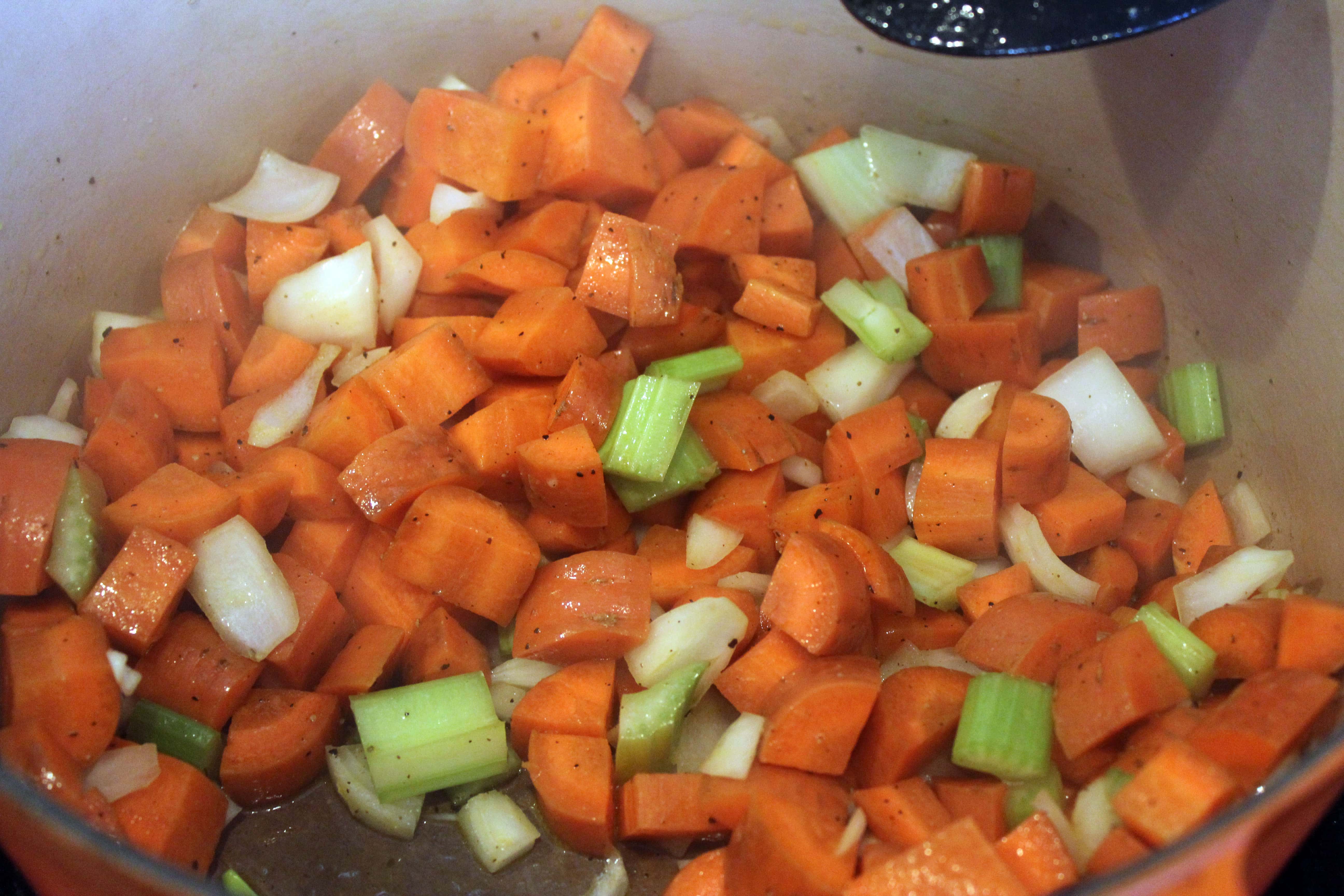 Add other veggies to carrots