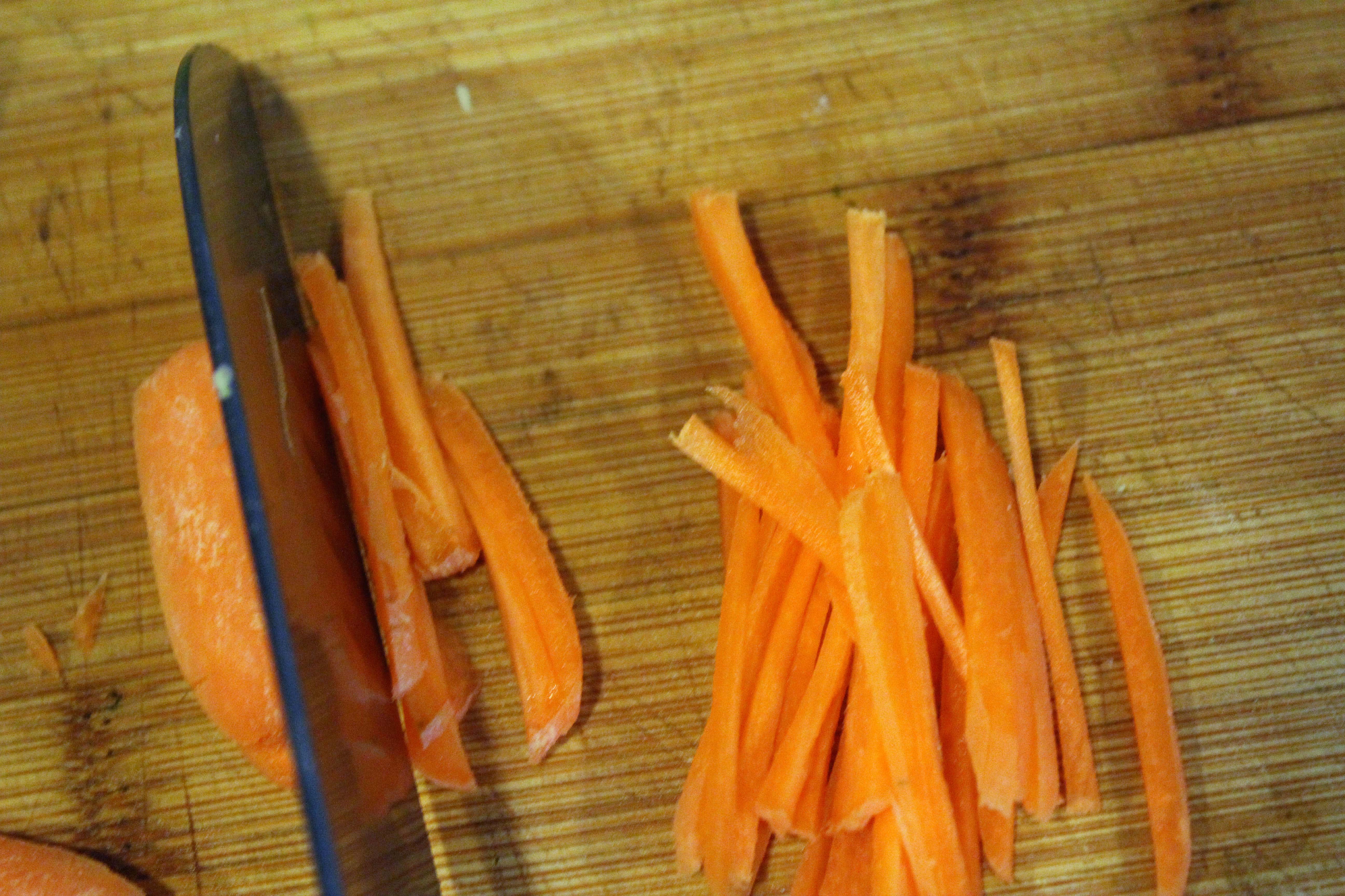 Matchstick carrots
