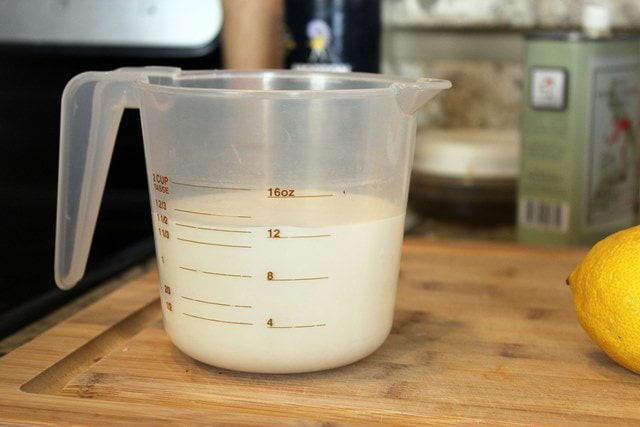 Measure milk and cream