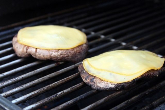 Let cheese melt once burgers are cooked