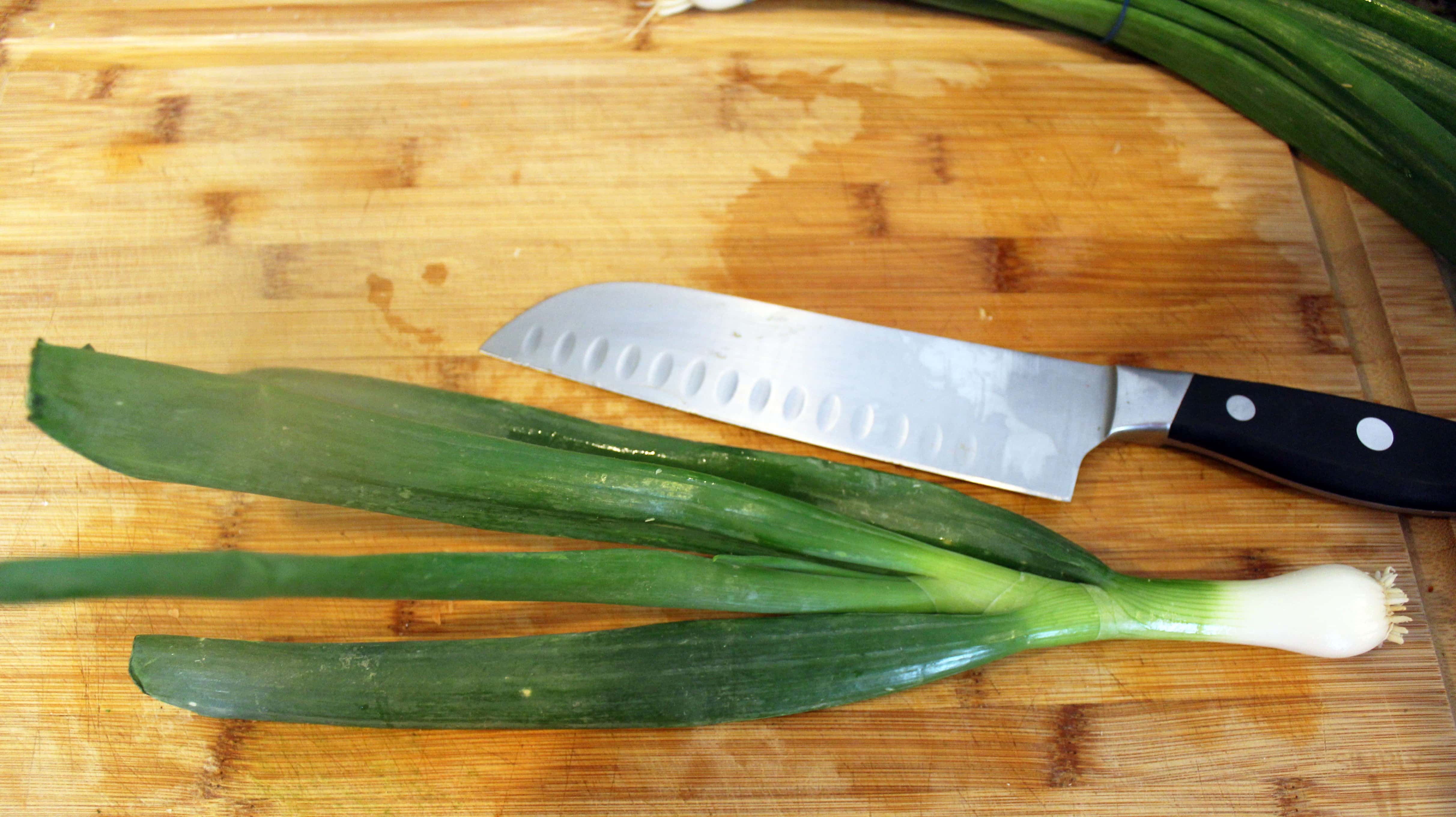 Only use one scallion if big