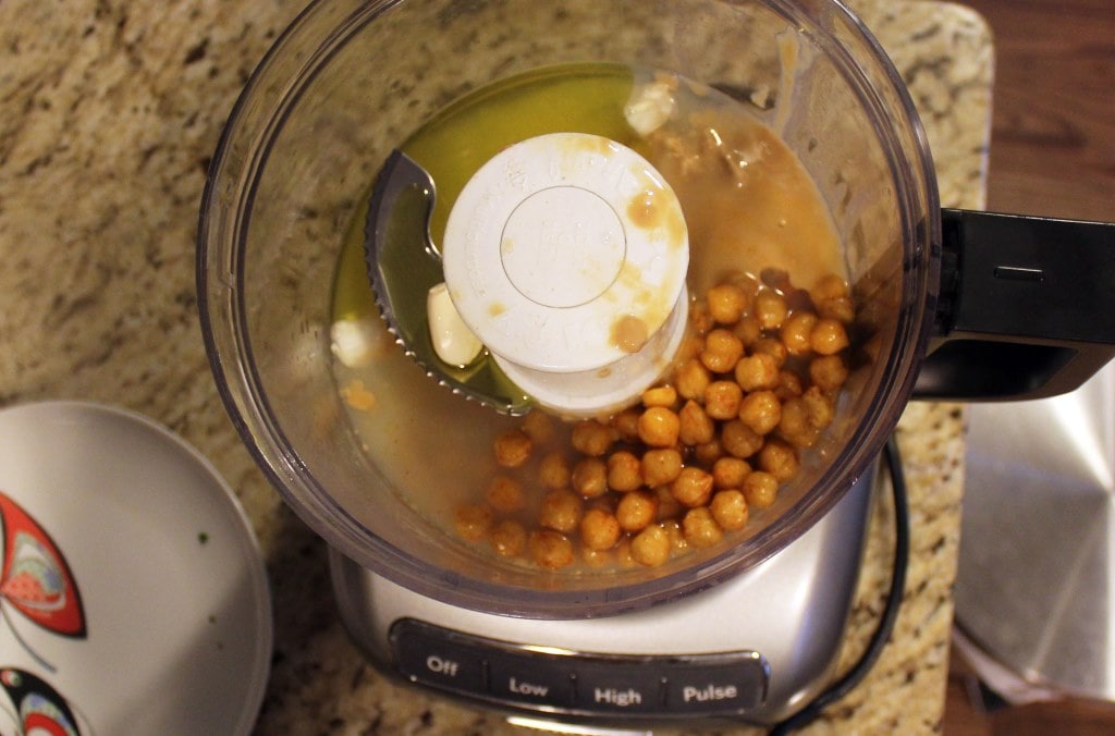 Add all ingredients to food processor for sauce