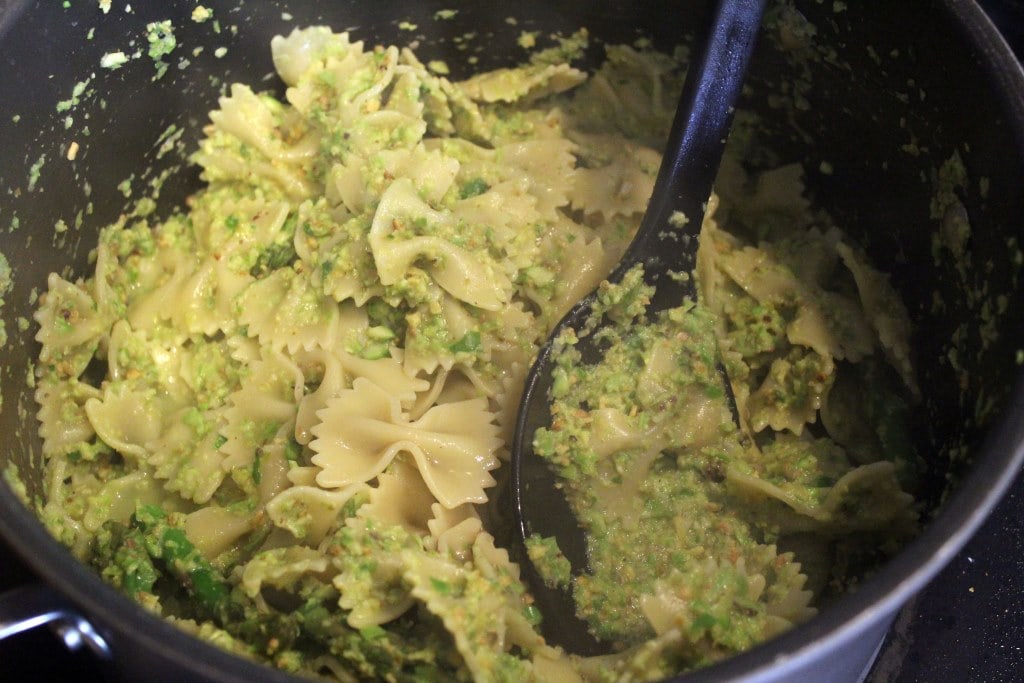 Stir pasta until combined