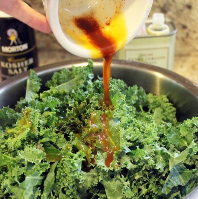 Raw Kale Salad with Chili-Lime Vinaigrette - My Therapist Cooks