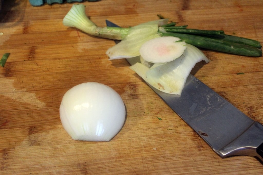 Peel onion