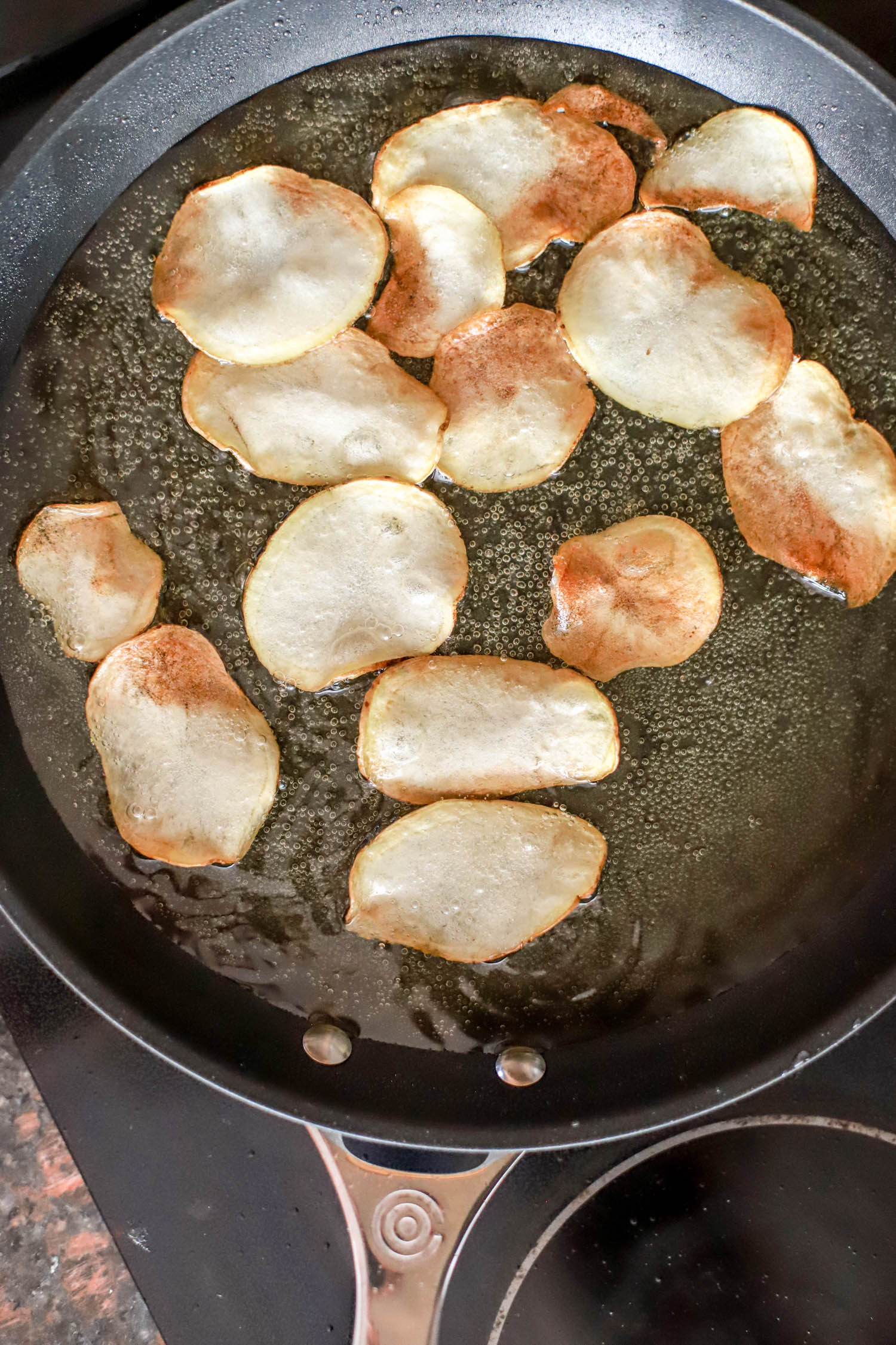 how to make chips in frying pan