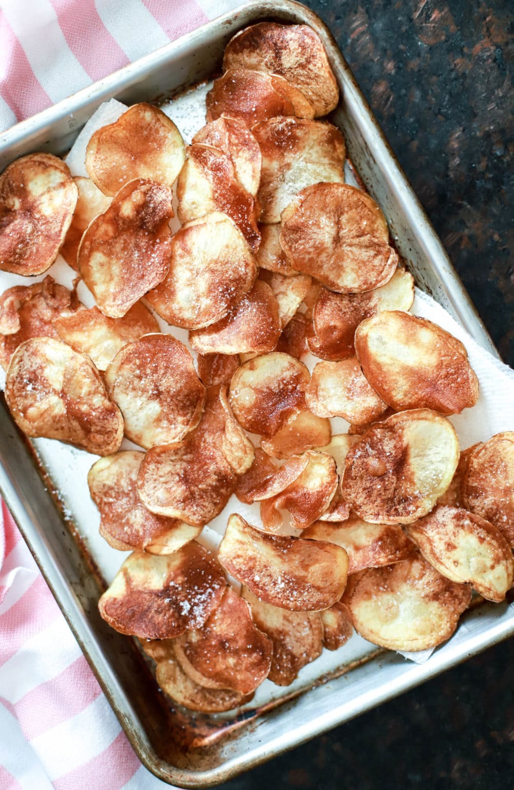 Pan Fried Potato Chips - My Therapist Cooks