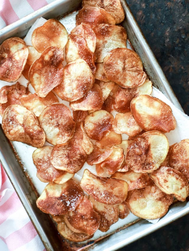 Pan Fried Potato Chips