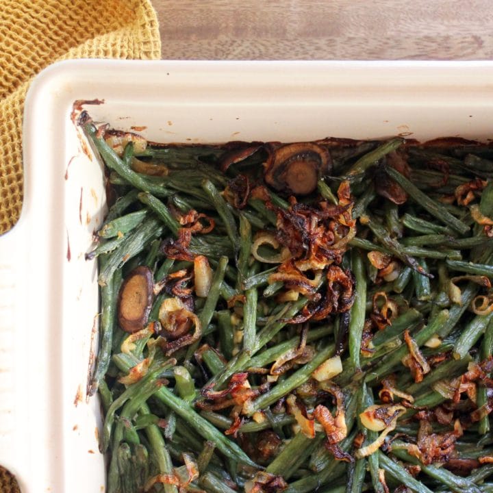 Green Bean Casserole Without Cream of Mushroom Soup - Super Easy!