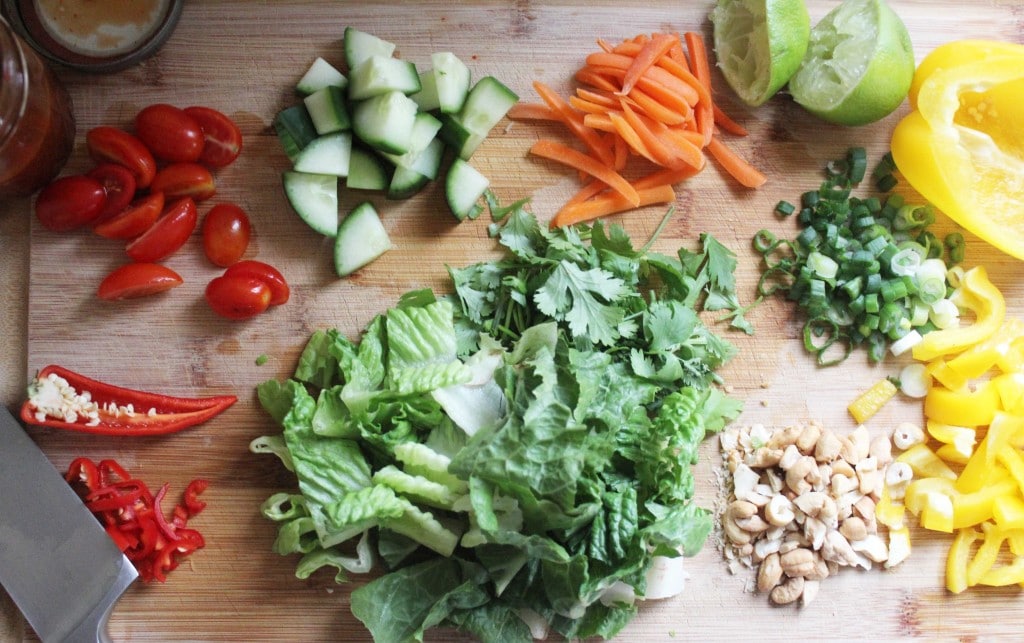 Thai Squid Salad Ingredients