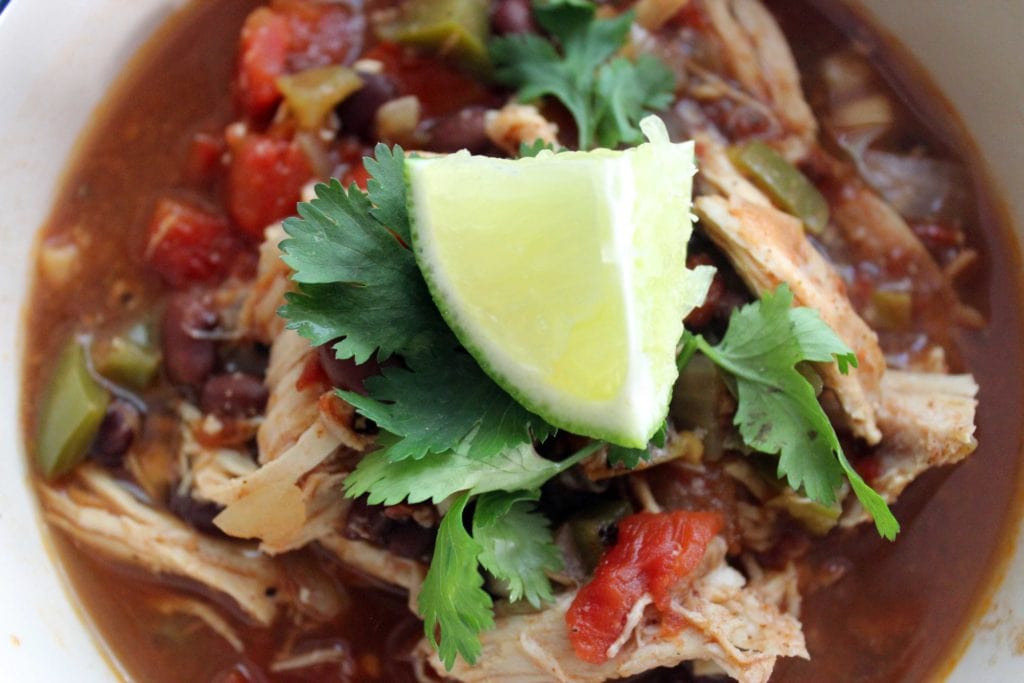 toppings for slow cooker chicken taco soup
