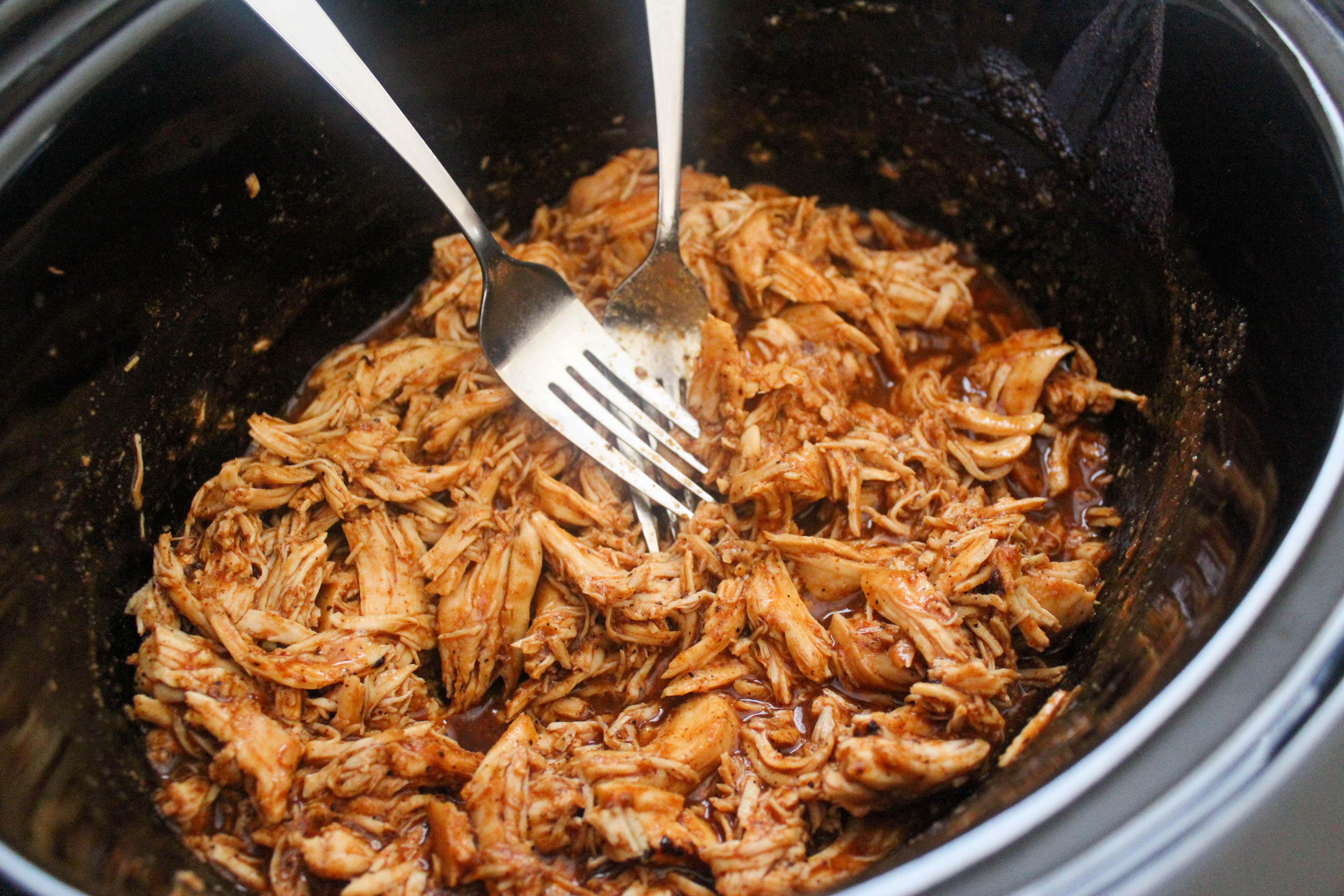 Slow Cooker BBQ Chicken - My Therapist Cooks