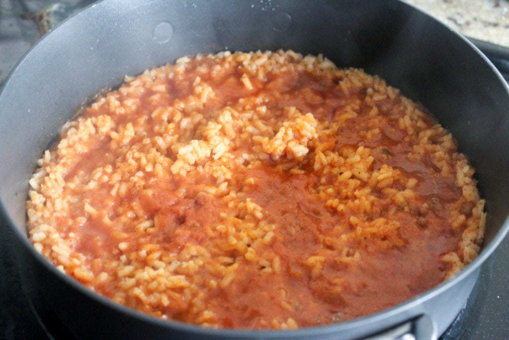 How to make Mexican red rice recipe. Funnyloveblog.com