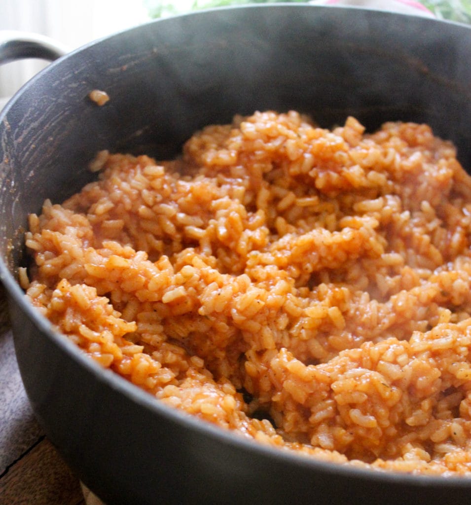 How to make Mexican red rice recipe. Funnyloveblog.com