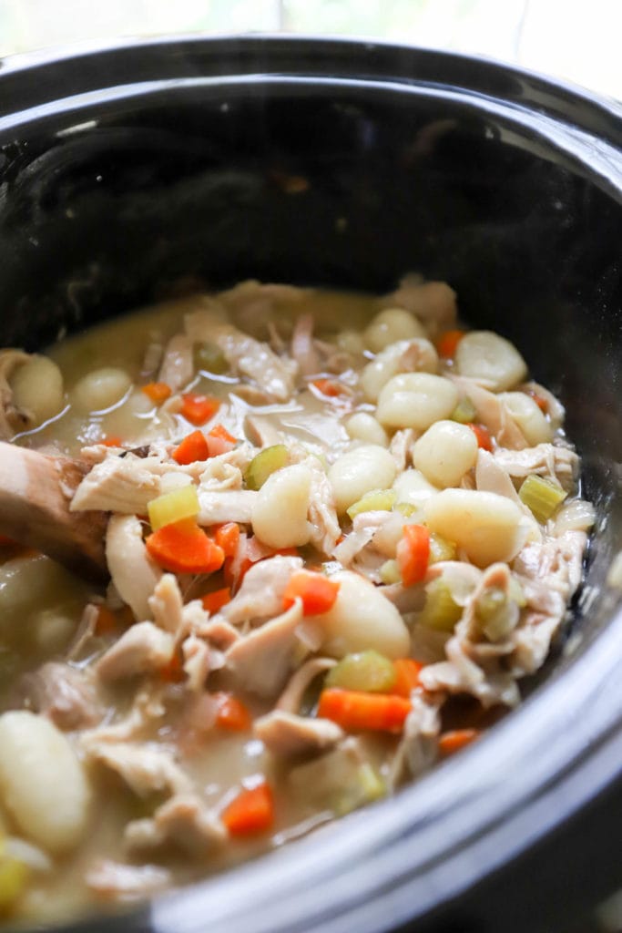 chicken gnocchi soup crock pot