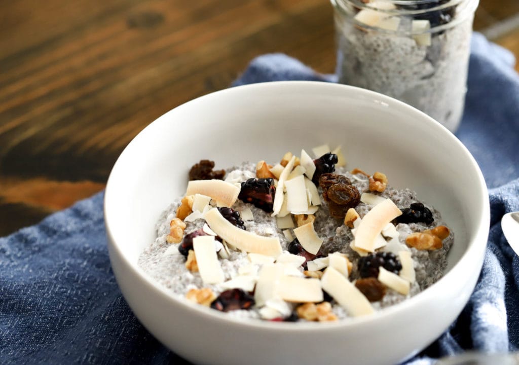 Vegan Vanilla Coconut Chia Pudding - Marin Mama Cooks