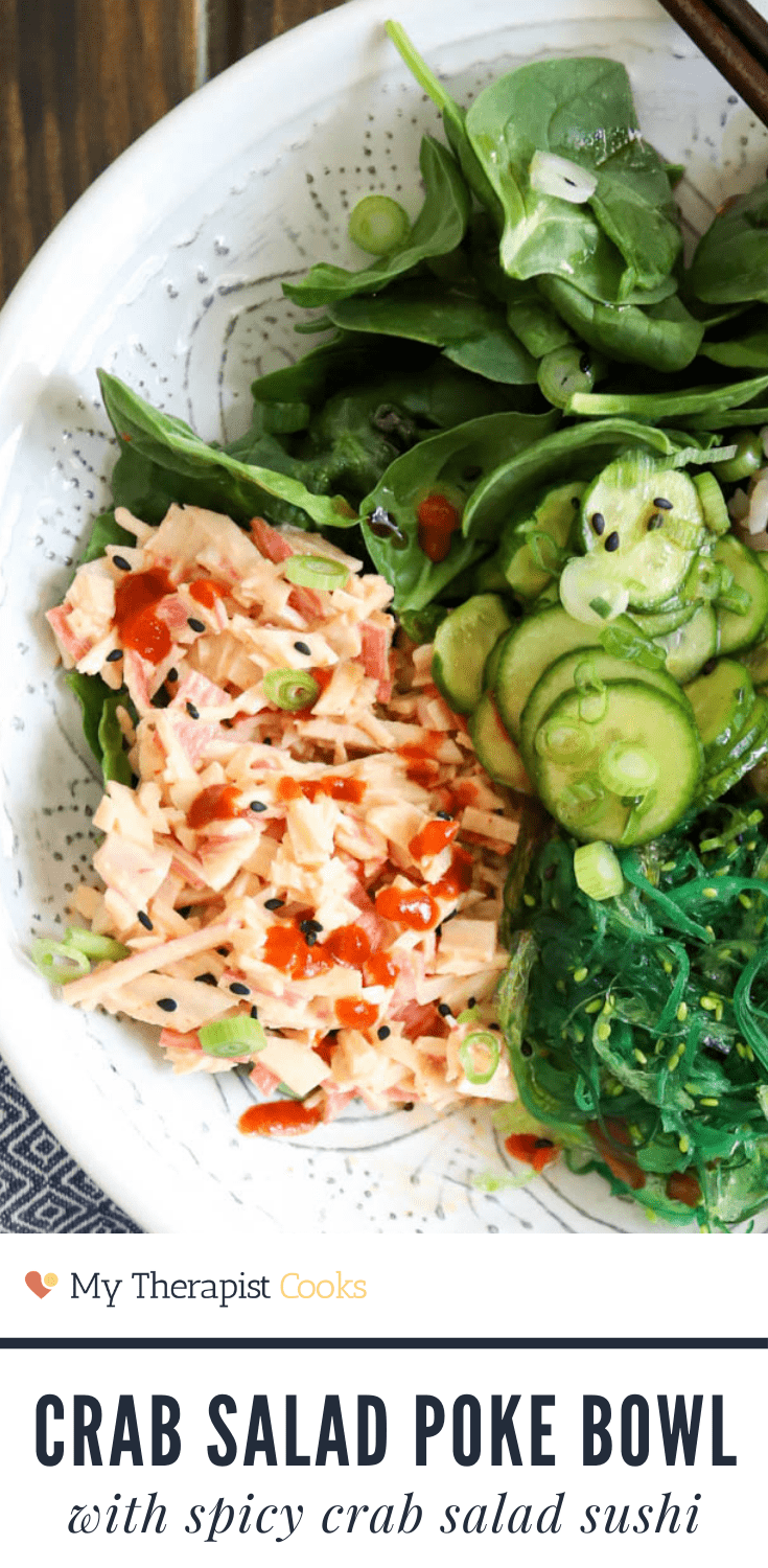 Spicy Crab Salad Poke My Therapist Cooks