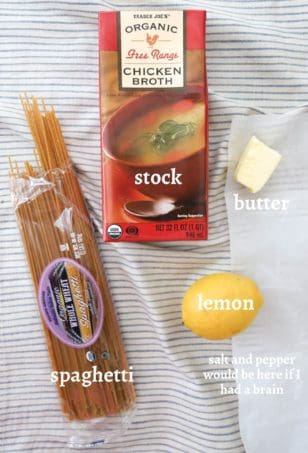 Quick 1-Skillet Lemon Pepper Pasta - My Therapist Cooks