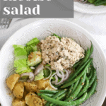 Mustard Nicoise Salad for meal prep from funnyloveblog.com