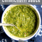 The best easy chimichurri sauce from funnyloveblog.com