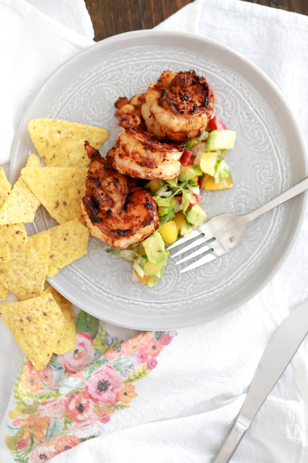 Grilled Shrimp with Avocado Pico De Gallo