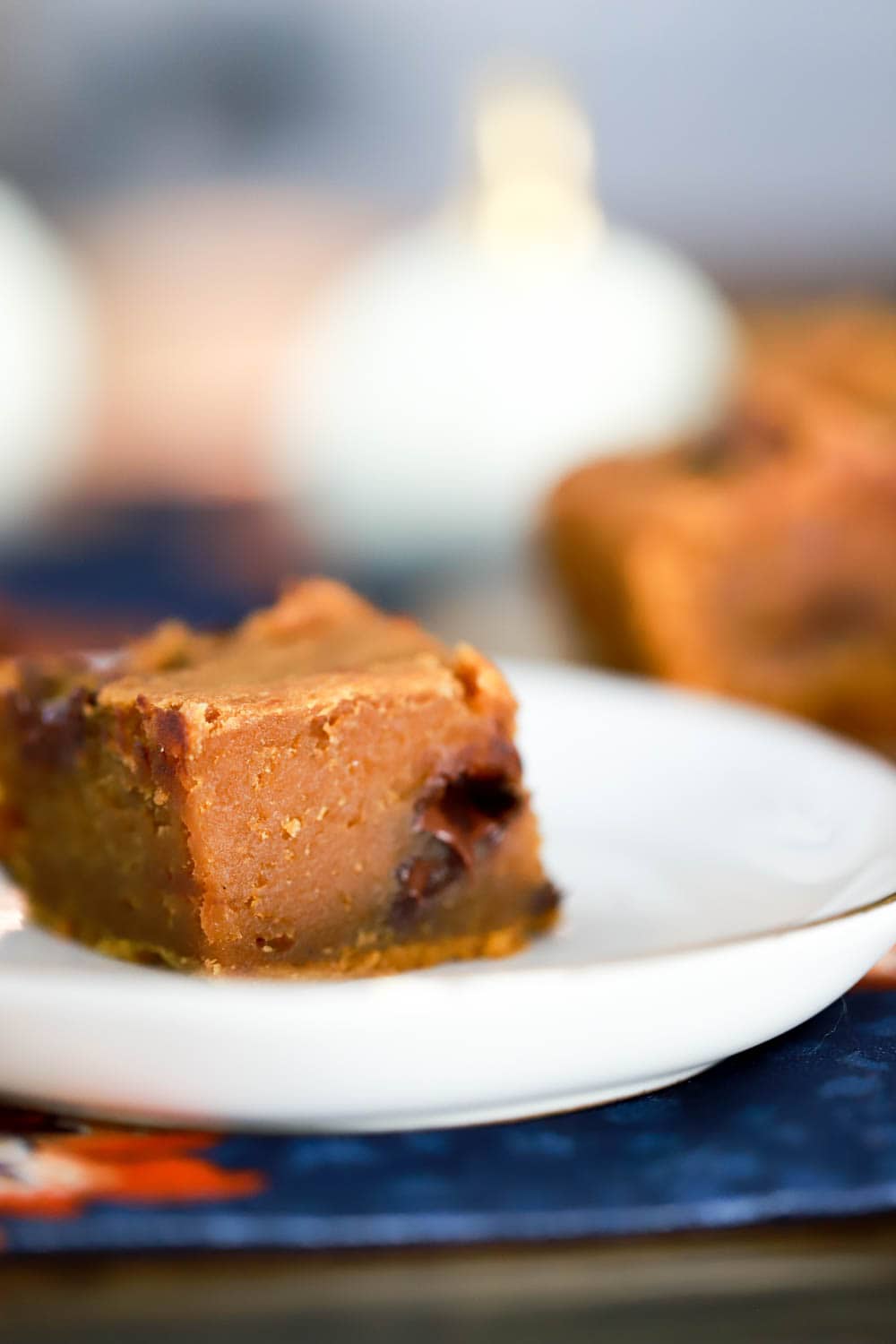 closeup texture of pumpkin blondie.