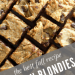 How to make Brown Butter Pumpkin Blondies recipe from funnyloveblog.com