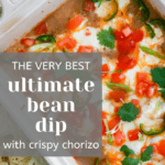 Super Easy Refried Bean Dip Recipe from funnyloveblog.com