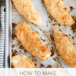 How to make baked chicken tenders