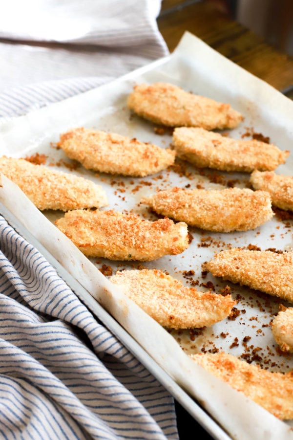 Easy Homemade Baked Chicken Tenders - My Therapist Cooks