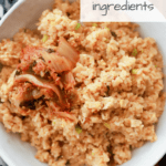 Homemade Kimchi Fried Rice