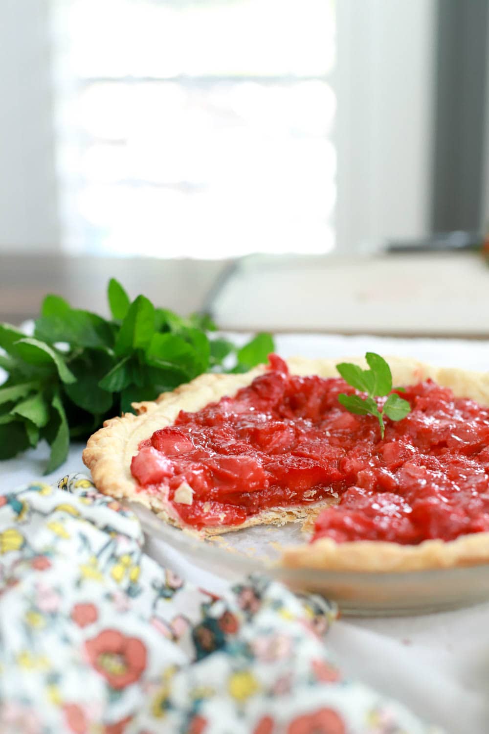 easy strawberry pie recipe without jello