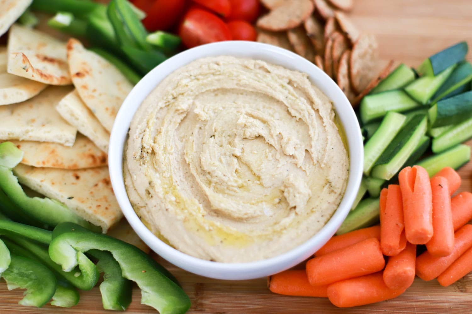 Easy 2-ingredient shortcut hummus