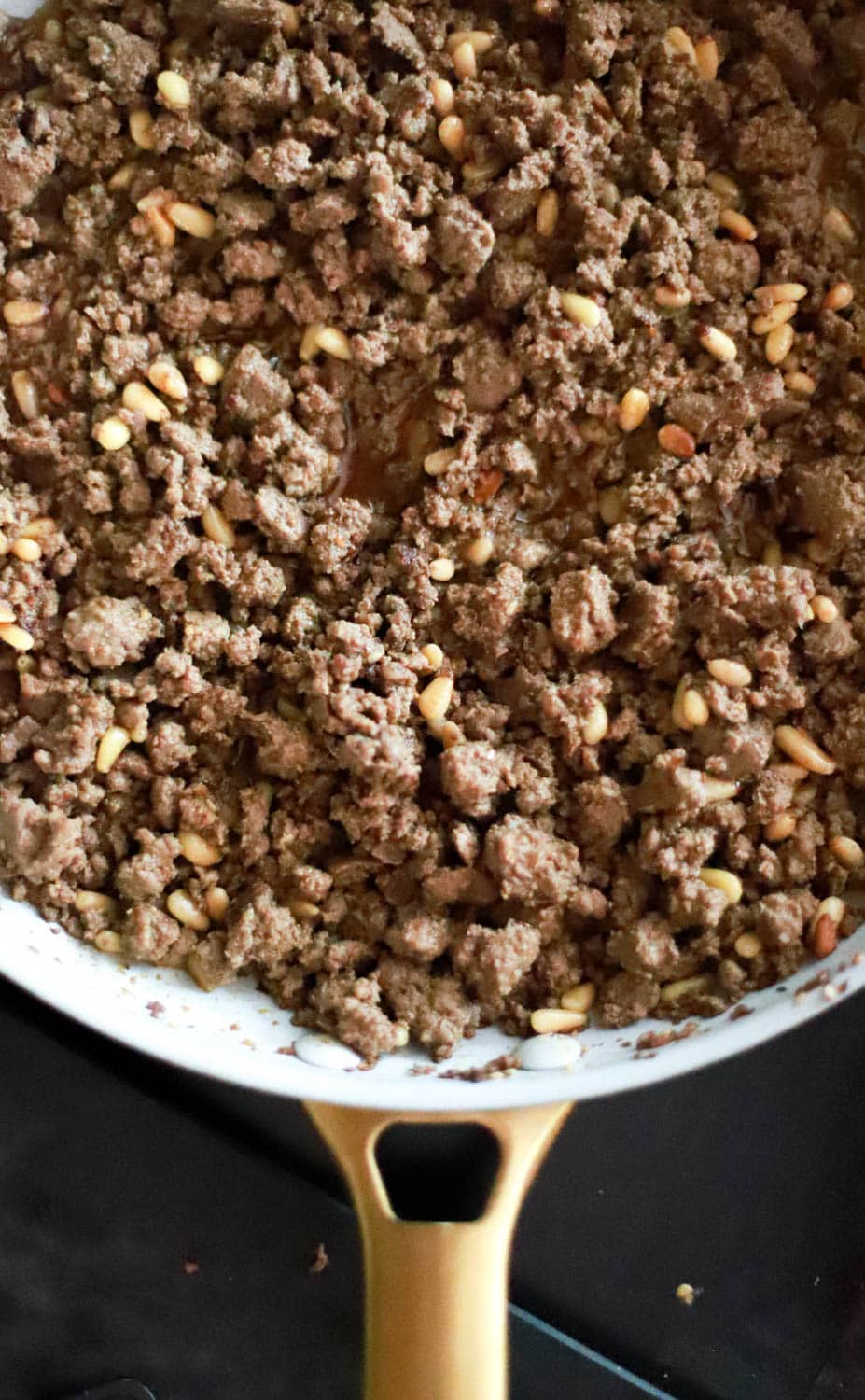 Ground Meat in Skillet