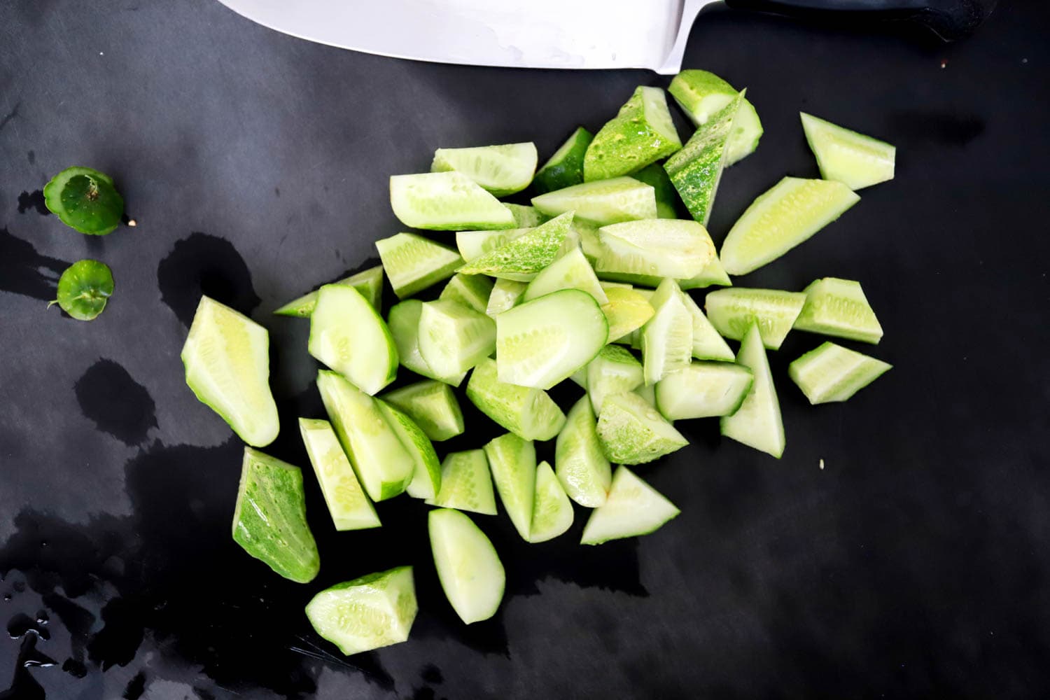 How to make smashed cucumbers easy recipe