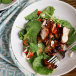 image of grilled chicken salad