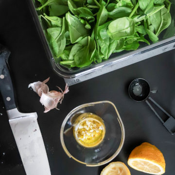 warm spinach salad dressing recipe