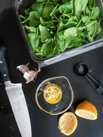 warm spinach salad dressing recipe