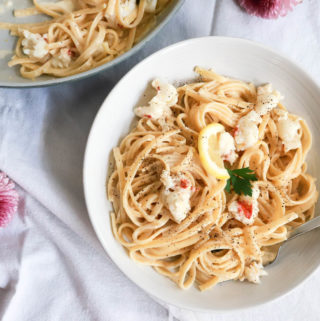 lobster pasta cream sauce