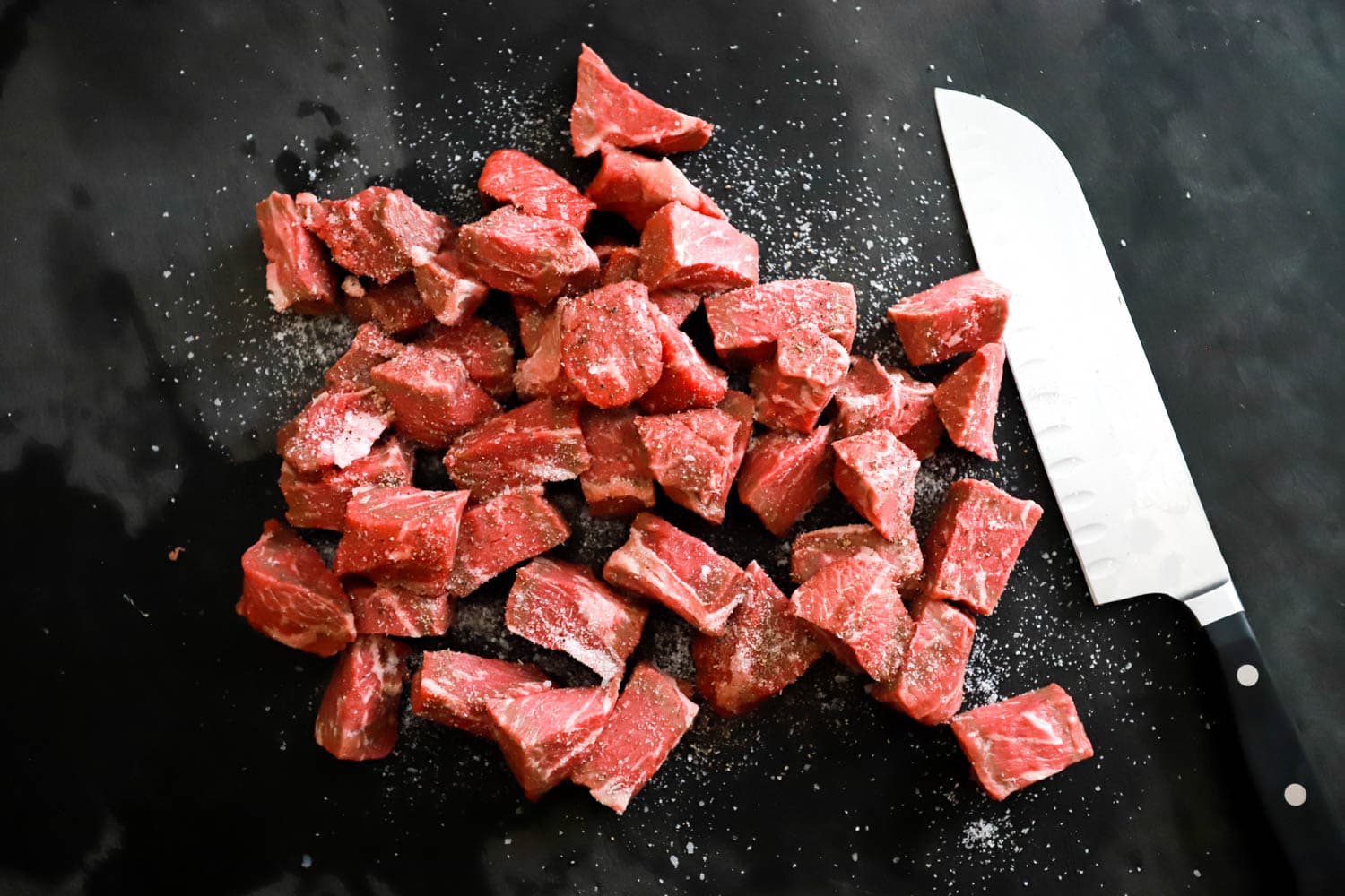 sirloin steak cubes