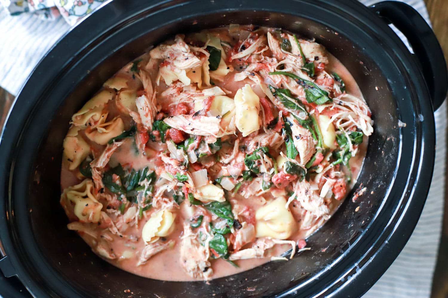 crock pot tortellini soup