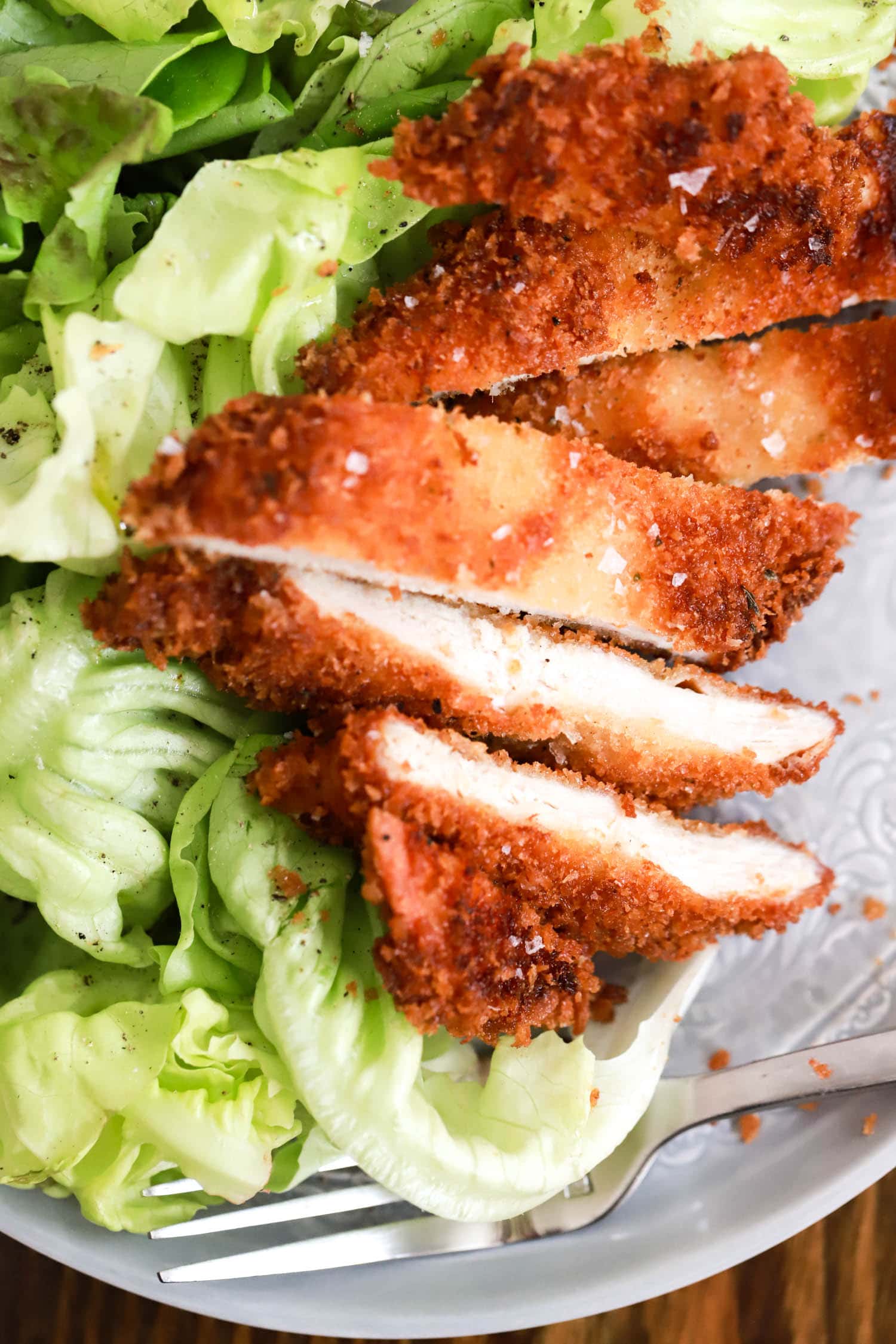 sliced baked chicken cutlets